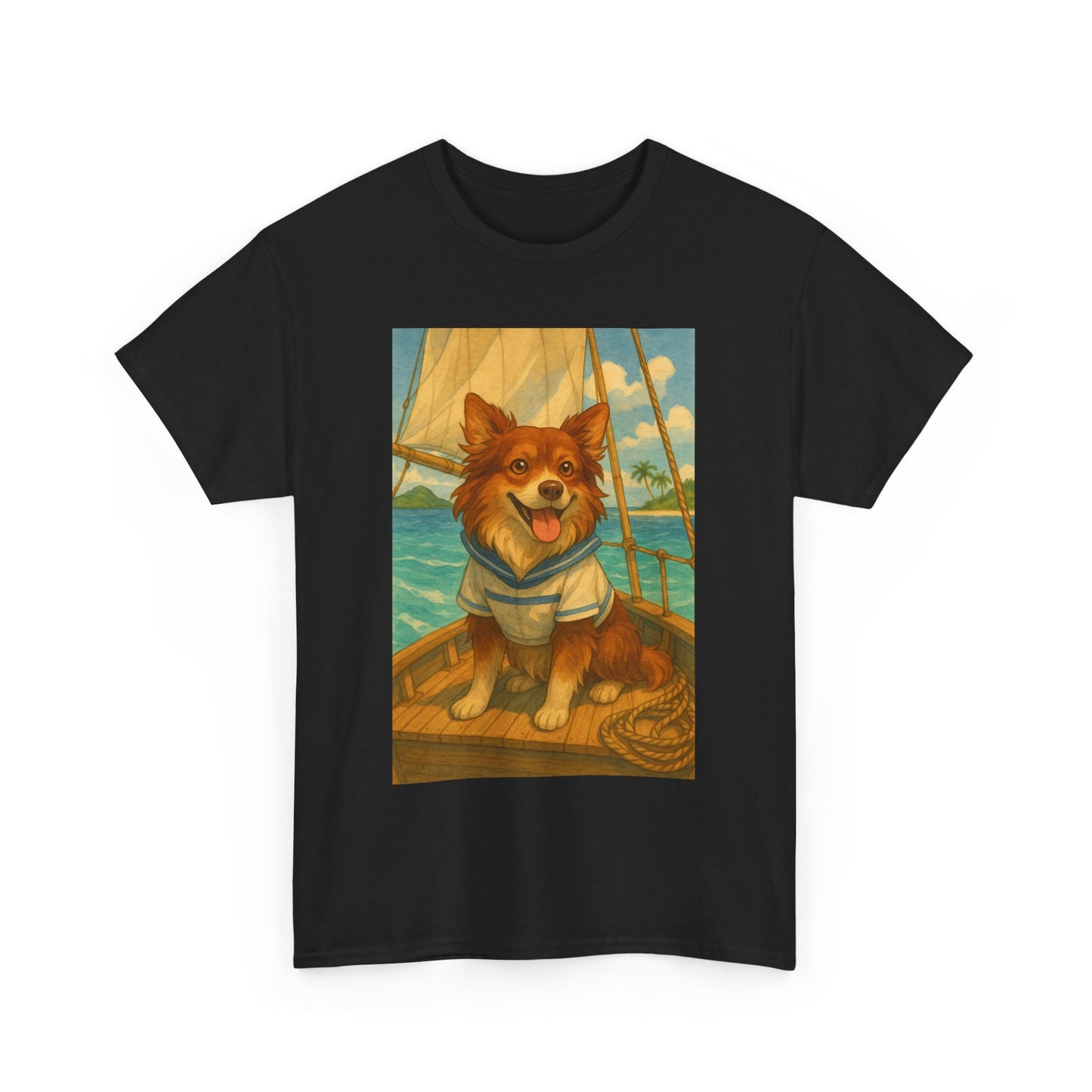 Sailor Dog Tee, Cute Dog T-Shirt,