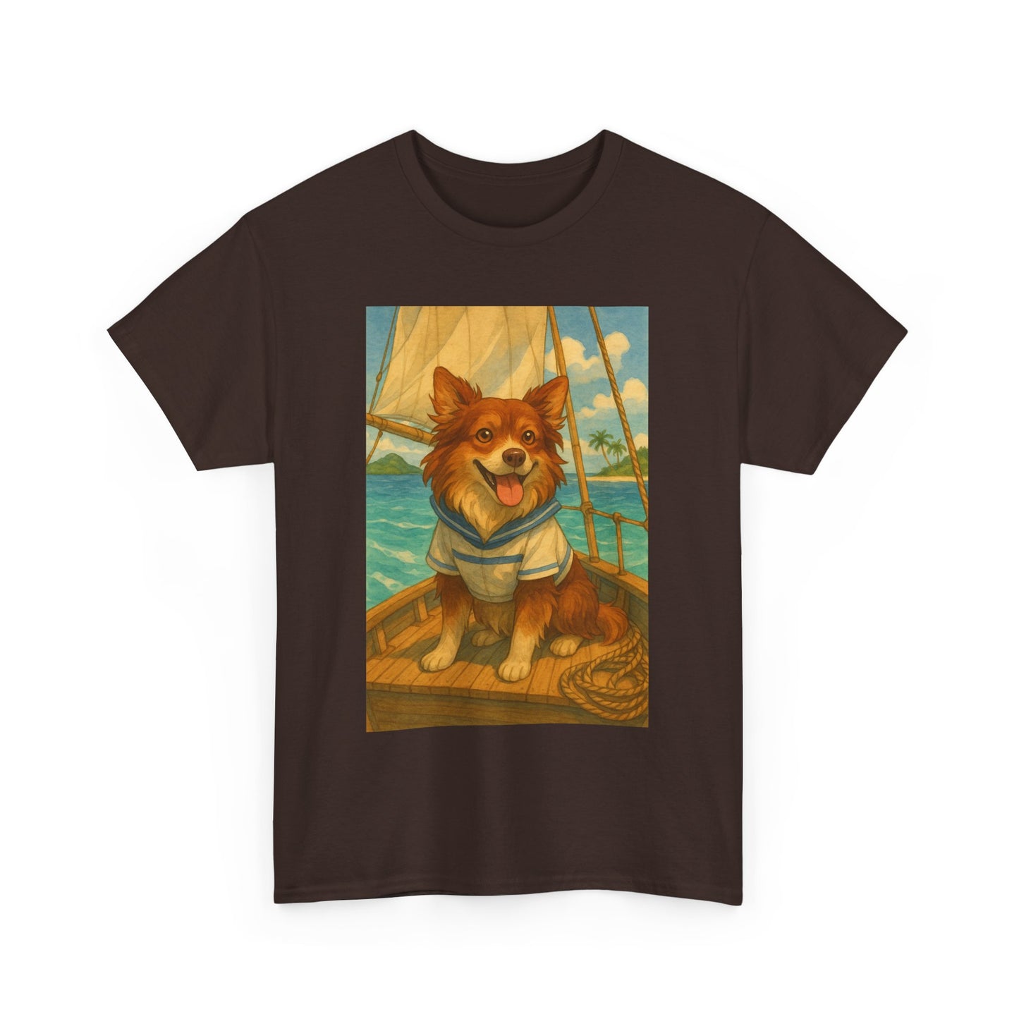 Sailor Dog Tee, Cute Dog T-Shirt,