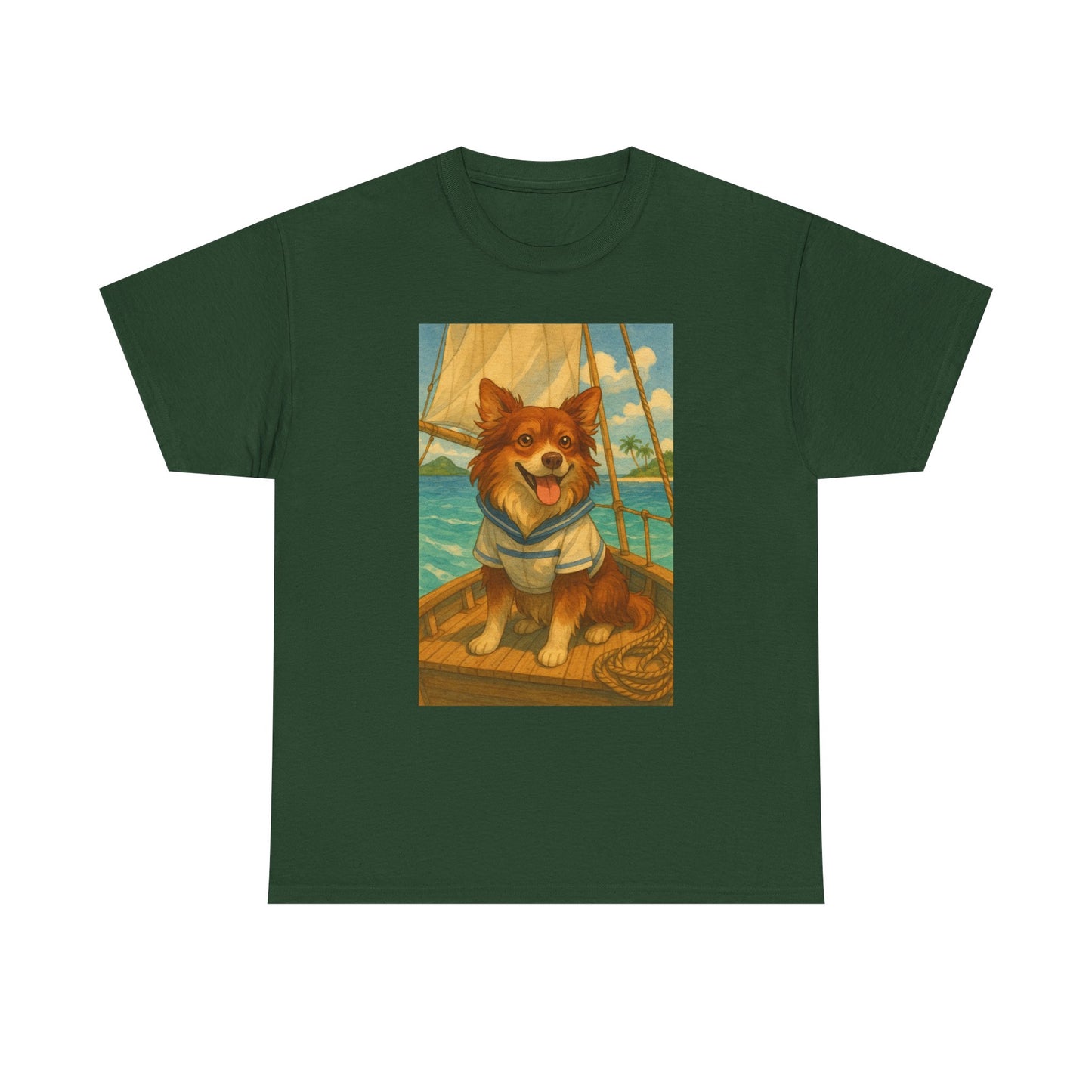 Sailor Dog Tee, Cute Dog T-Shirt,