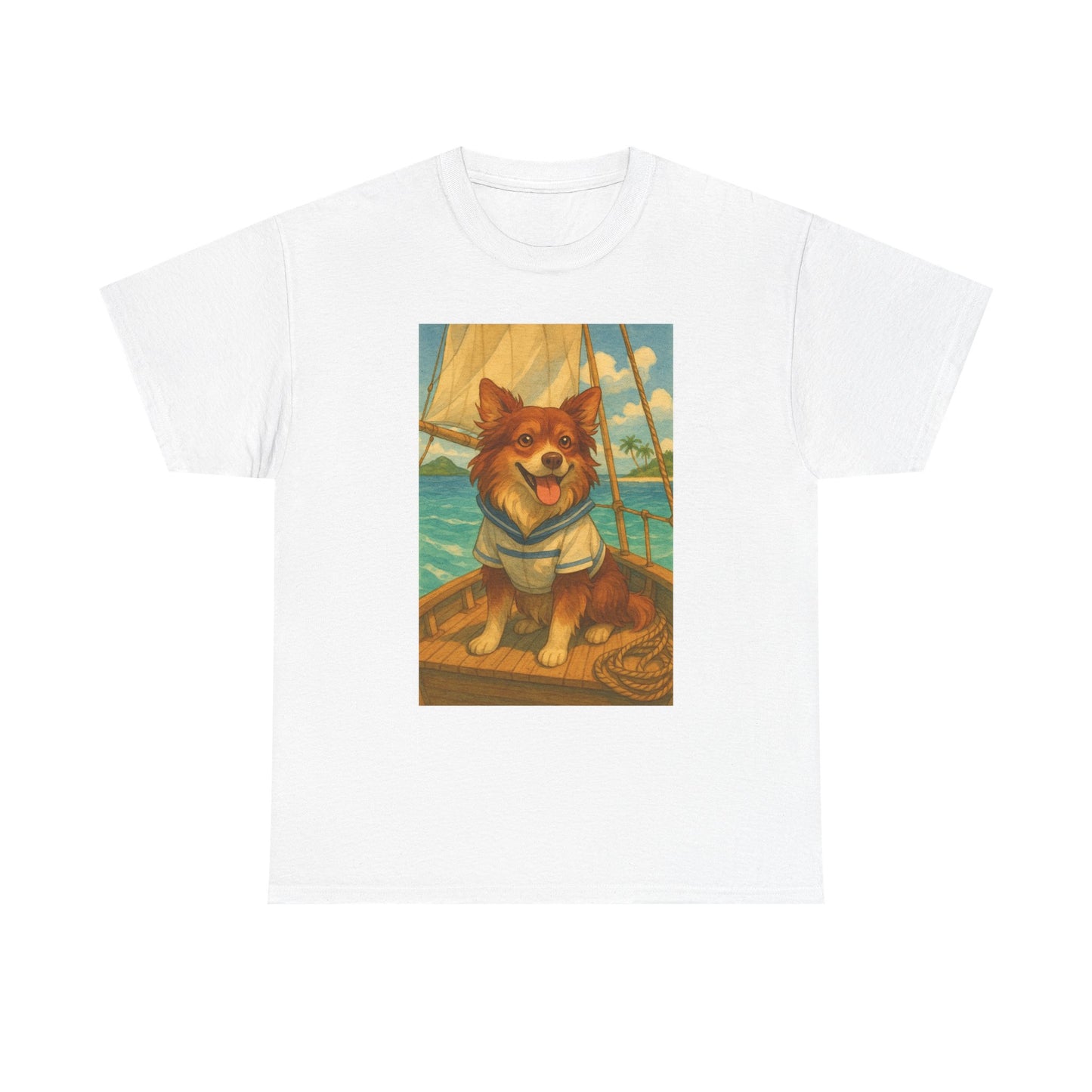 Sailor Dog Tee, Cute Dog T-Shirt,