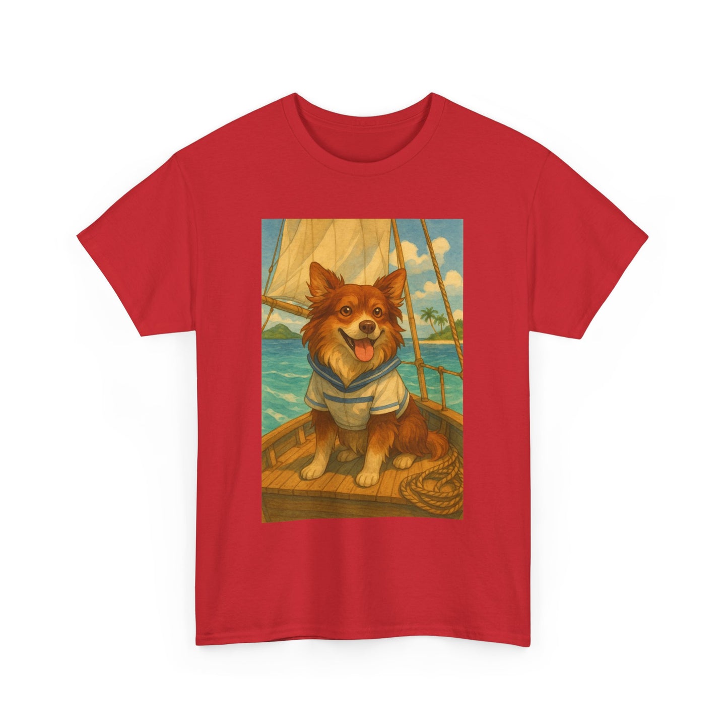 Sailor Dog Tee, Cute Dog T-Shirt,