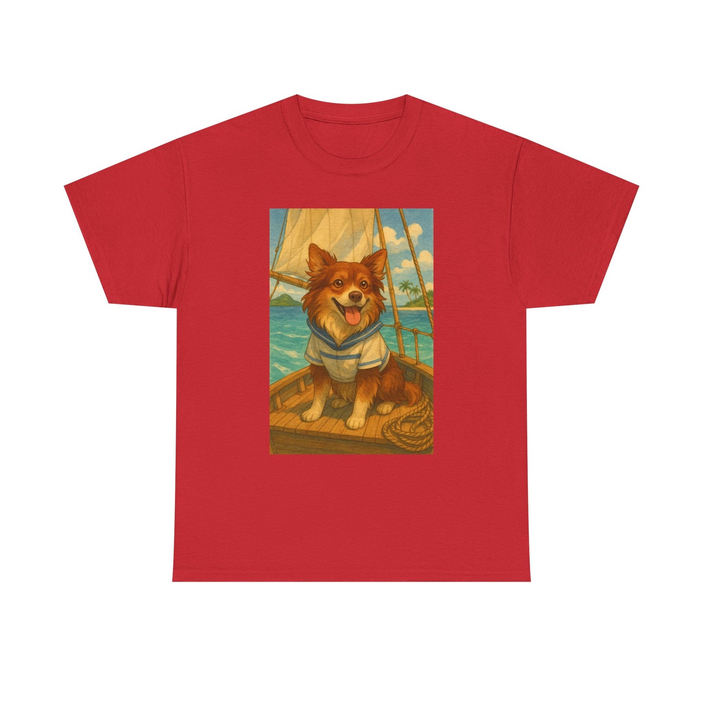 Sailor Dog Tee, Cute Dog T-Shirt,