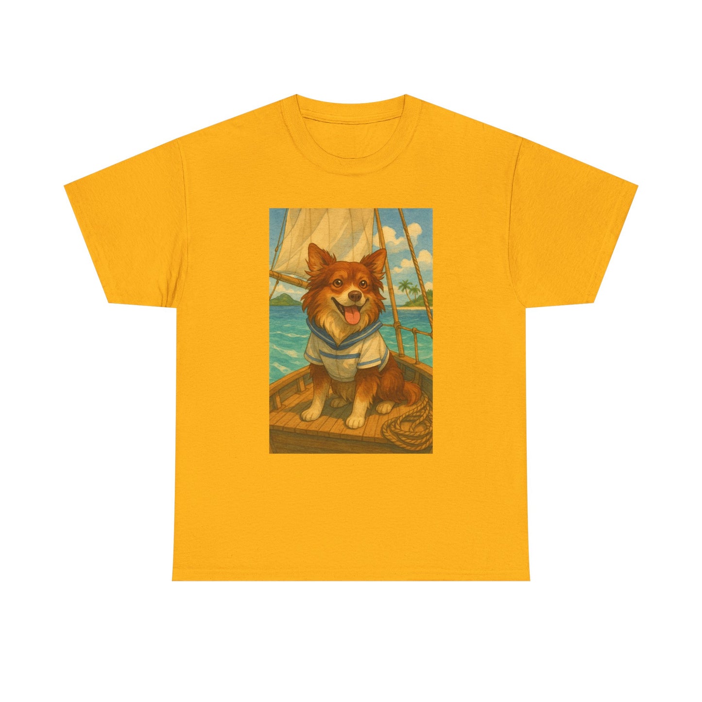Sailor Dog Tee, Cute Dog T-Shirt,