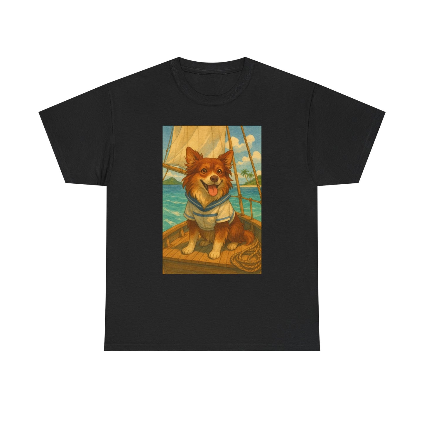 Sailor Dog Tee, Cute Dog T-Shirt,