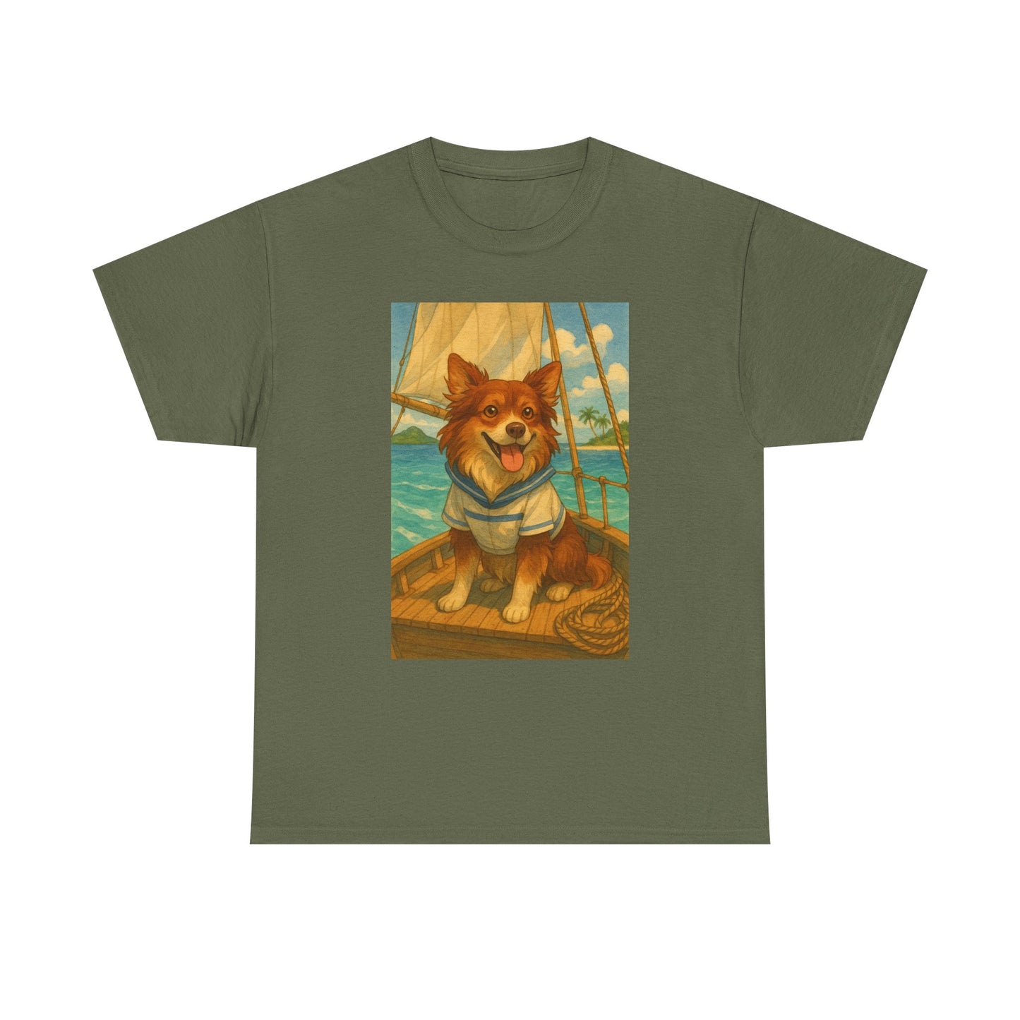 Sailor Dog Tee, Cute Dog T-Shirt,