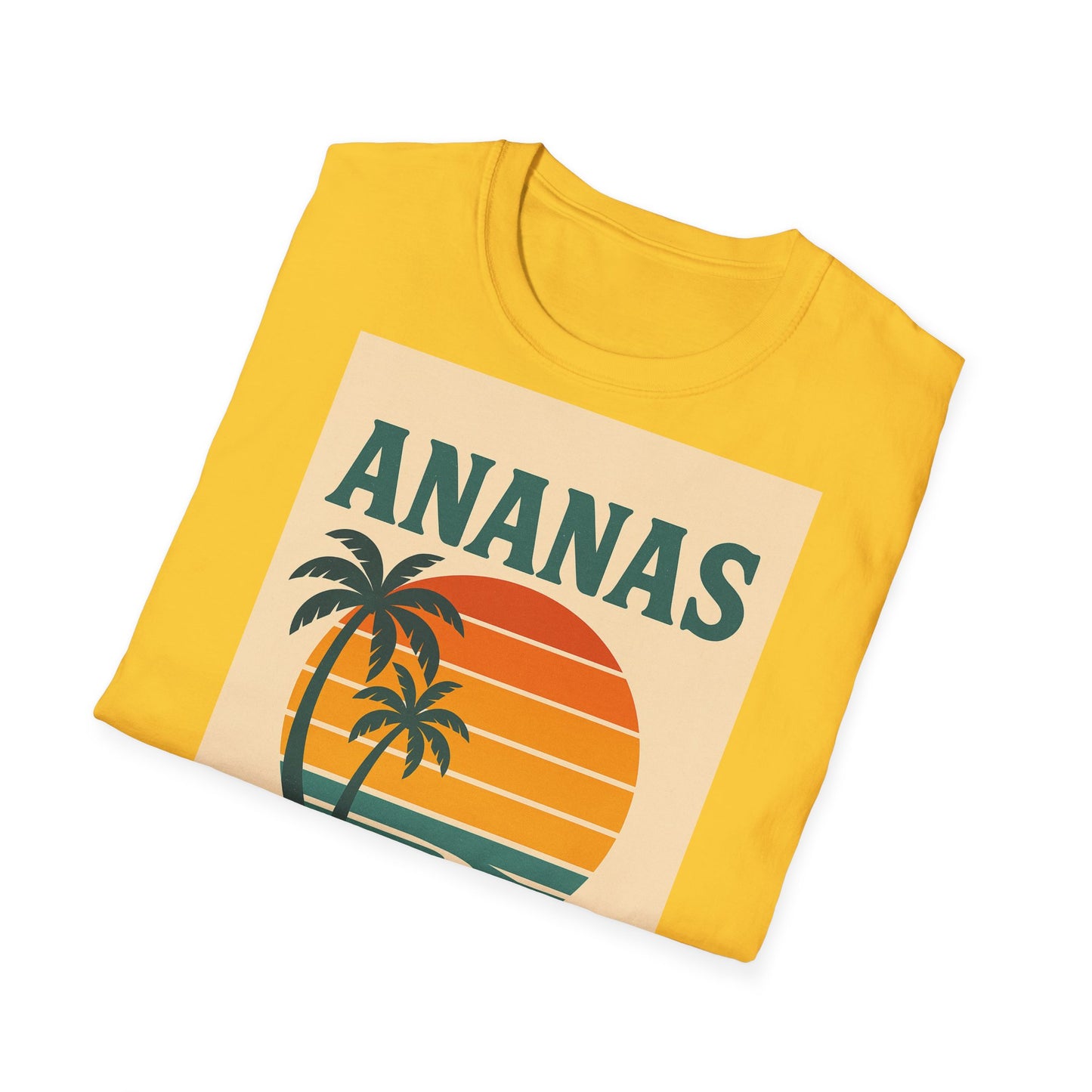 Retro Beach Vibes Unisex Softstyle T-Shirt,