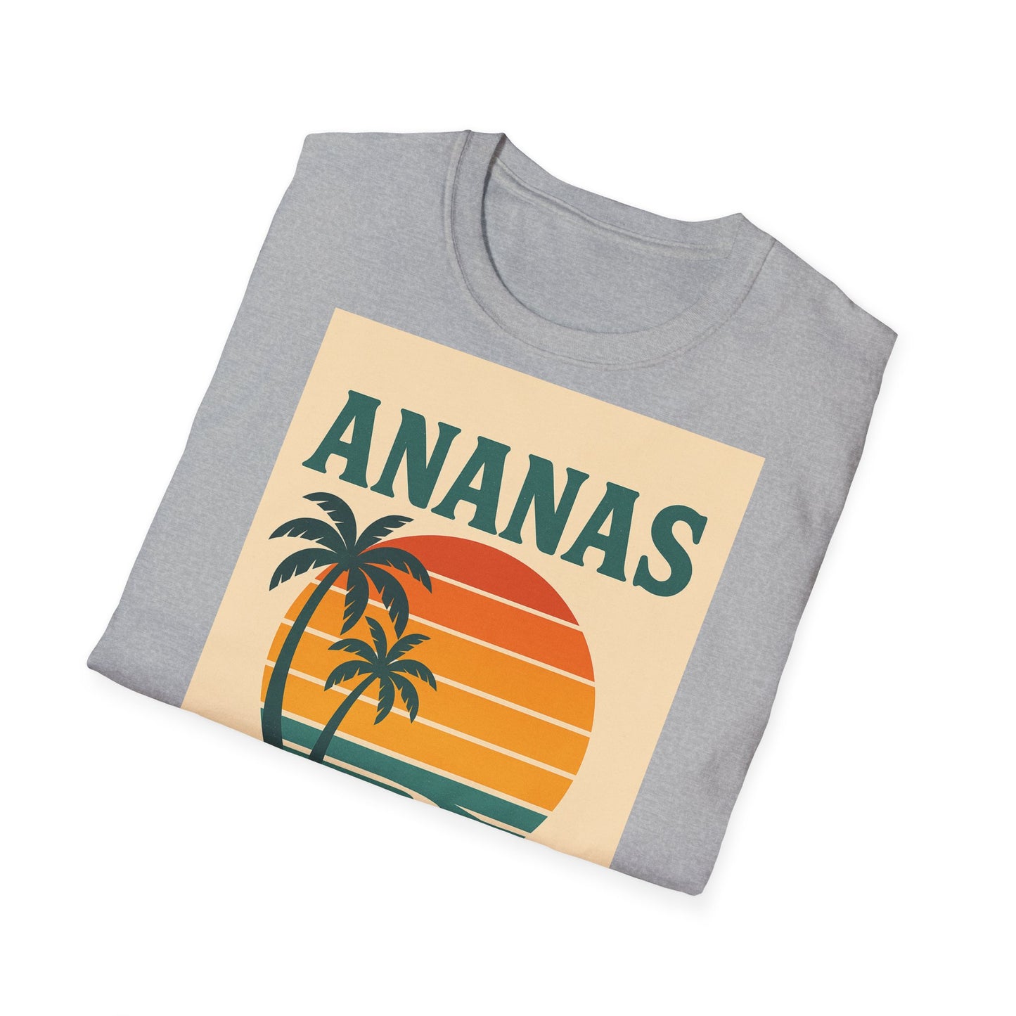 Retro Beach Vibes Unisex Softstyle T-Shirt,