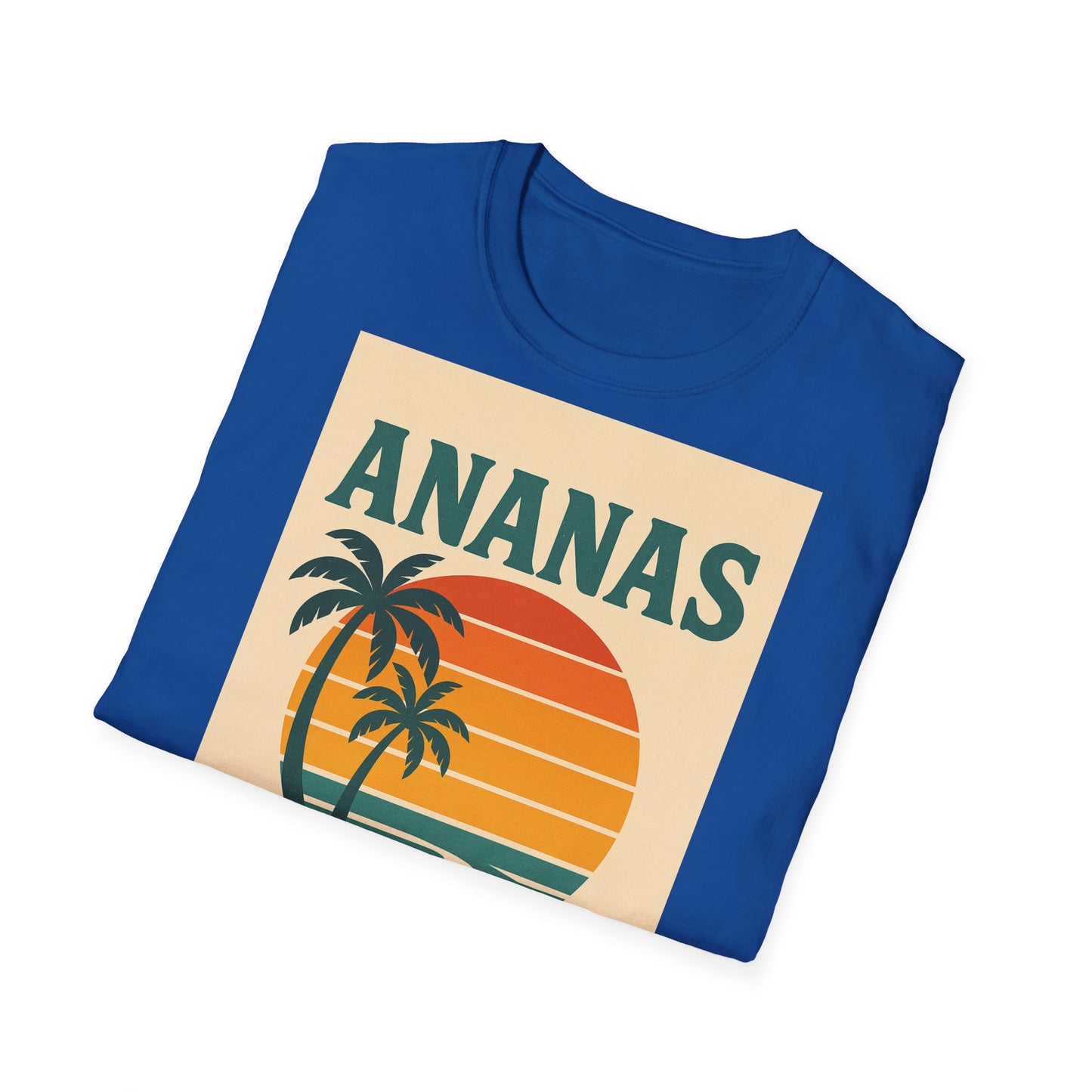 Retro Beach Vibes Unisex Softstyle T-Shirt,