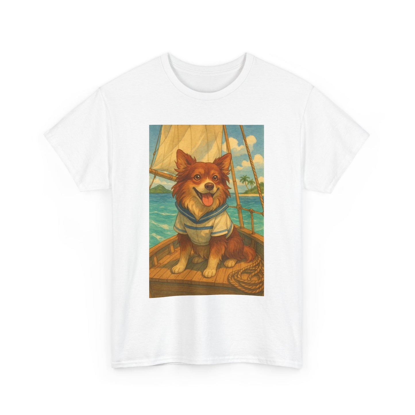 Sailor Dog Tee, Cute Dog T-Shirt,