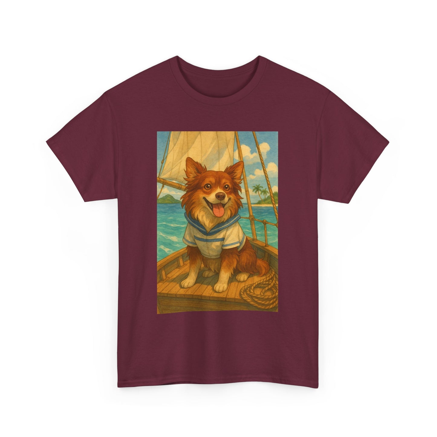 Sailor Dog Tee, Cute Dog T-Shirt,