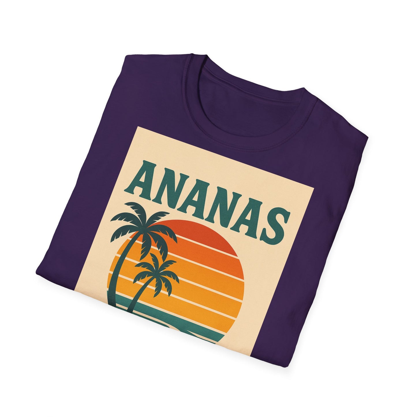 Retro Beach Vibes Unisex Softstyle T-Shirt,