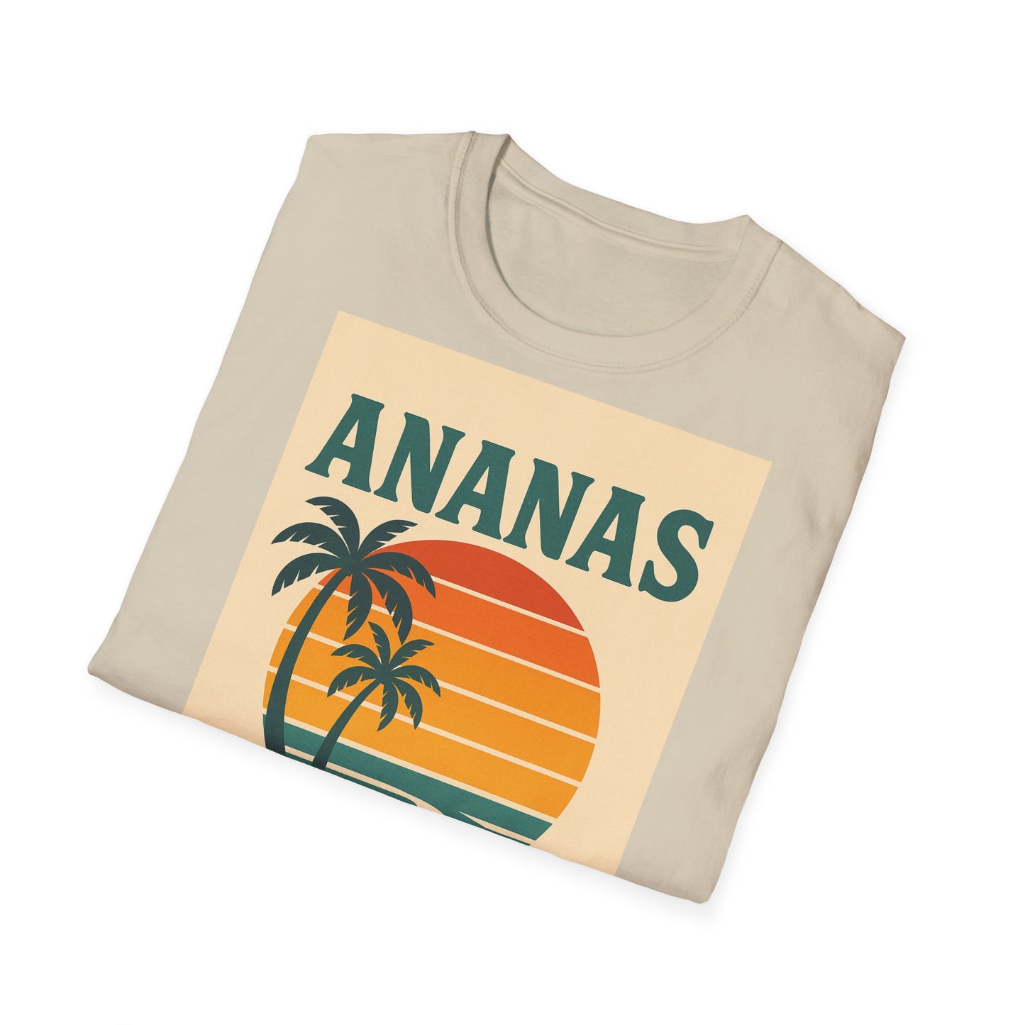 Retro Beach Vibes Unisex Softstyle T-Shirt,