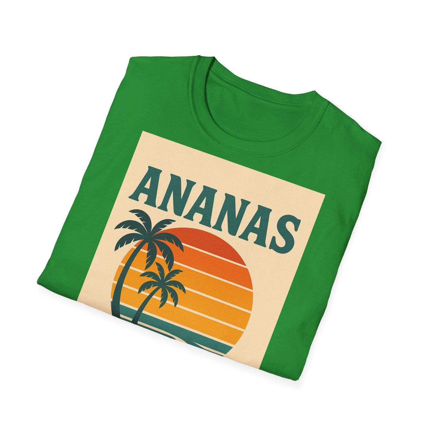 Retro Beach Vibes Unisex Softstyle T-Shirt,