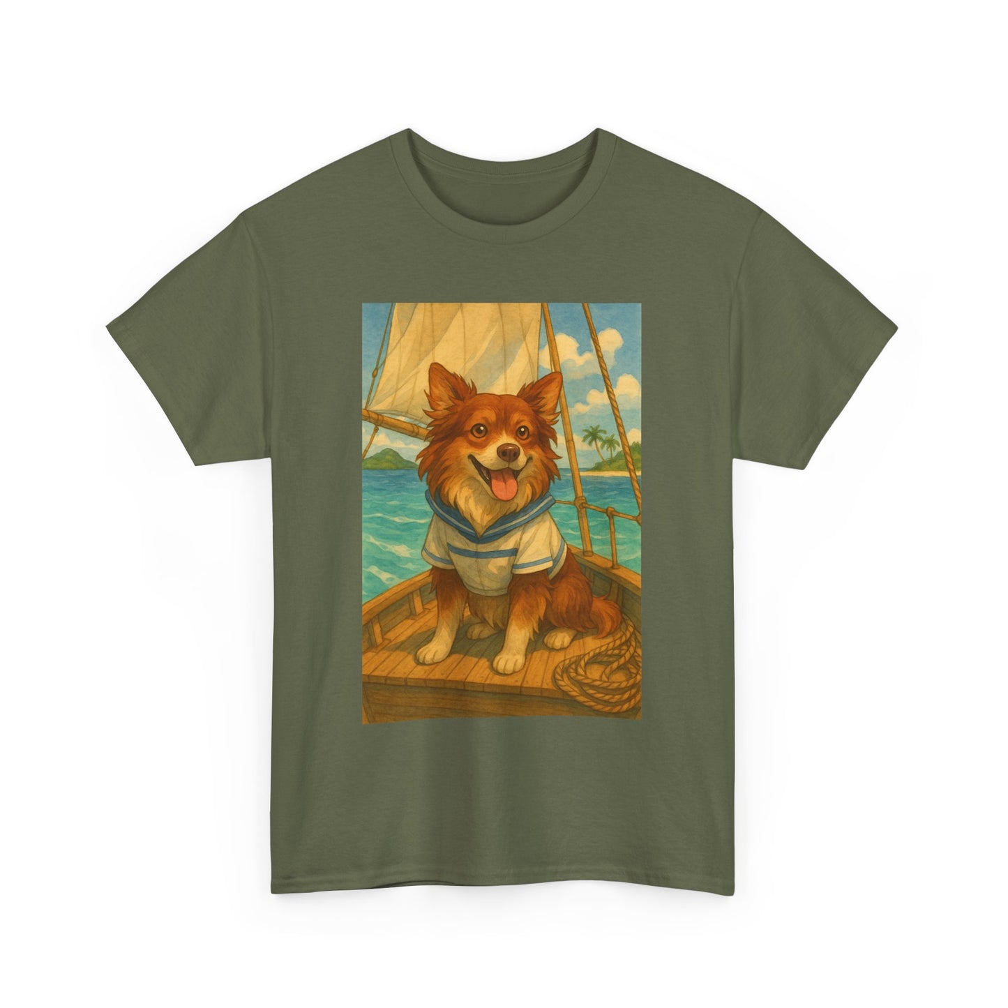 Sailor Dog Tee, Cute Dog T-Shirt,