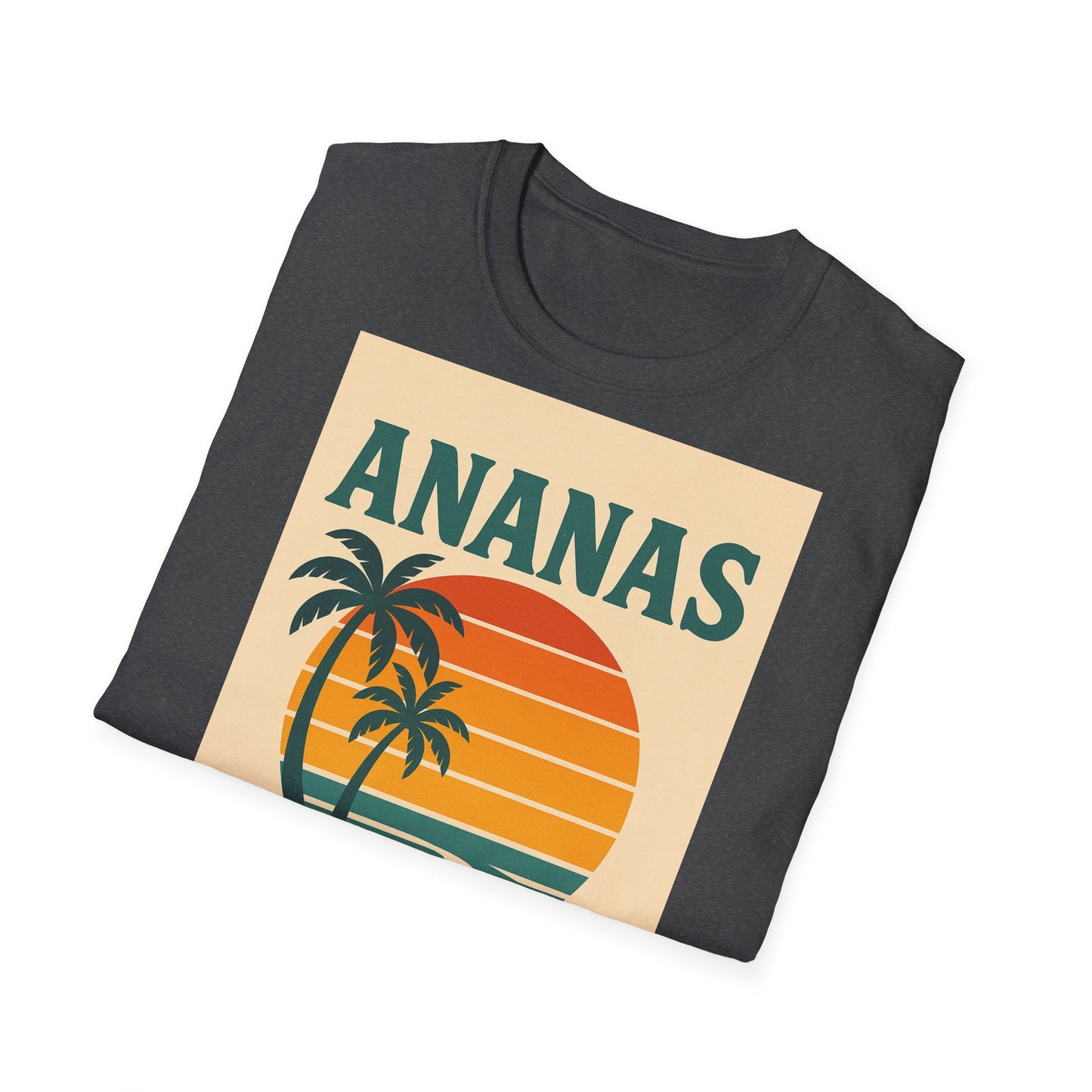 Retro Beach Vibes Unisex Softstyle T-Shirt,