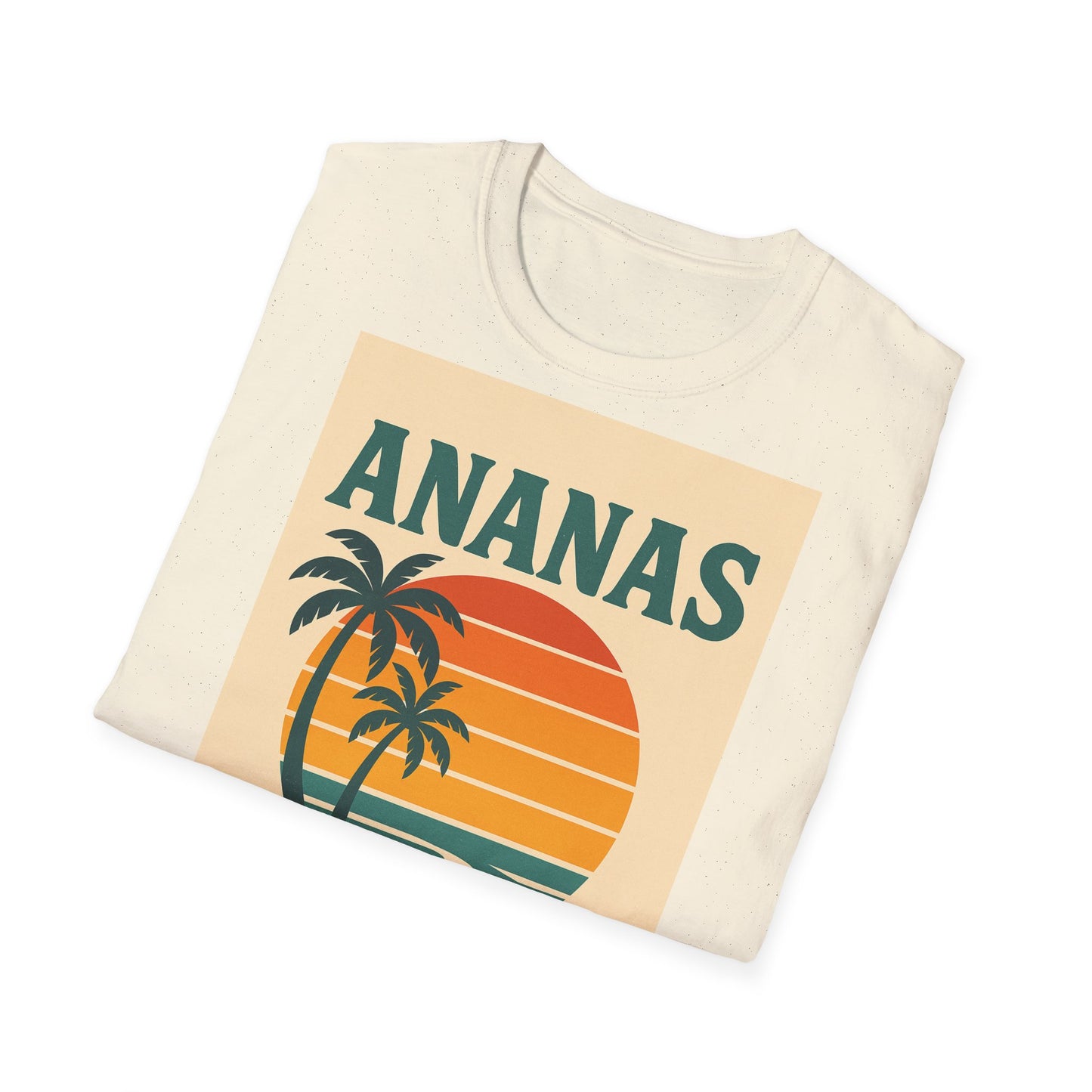 Retro Beach Vibes Unisex Softstyle T-Shirt,