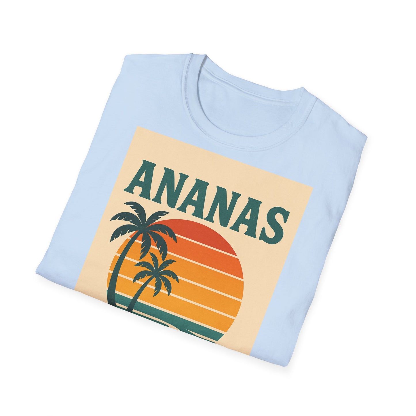 Retro Beach Vibes Unisex Softstyle T-Shirt,