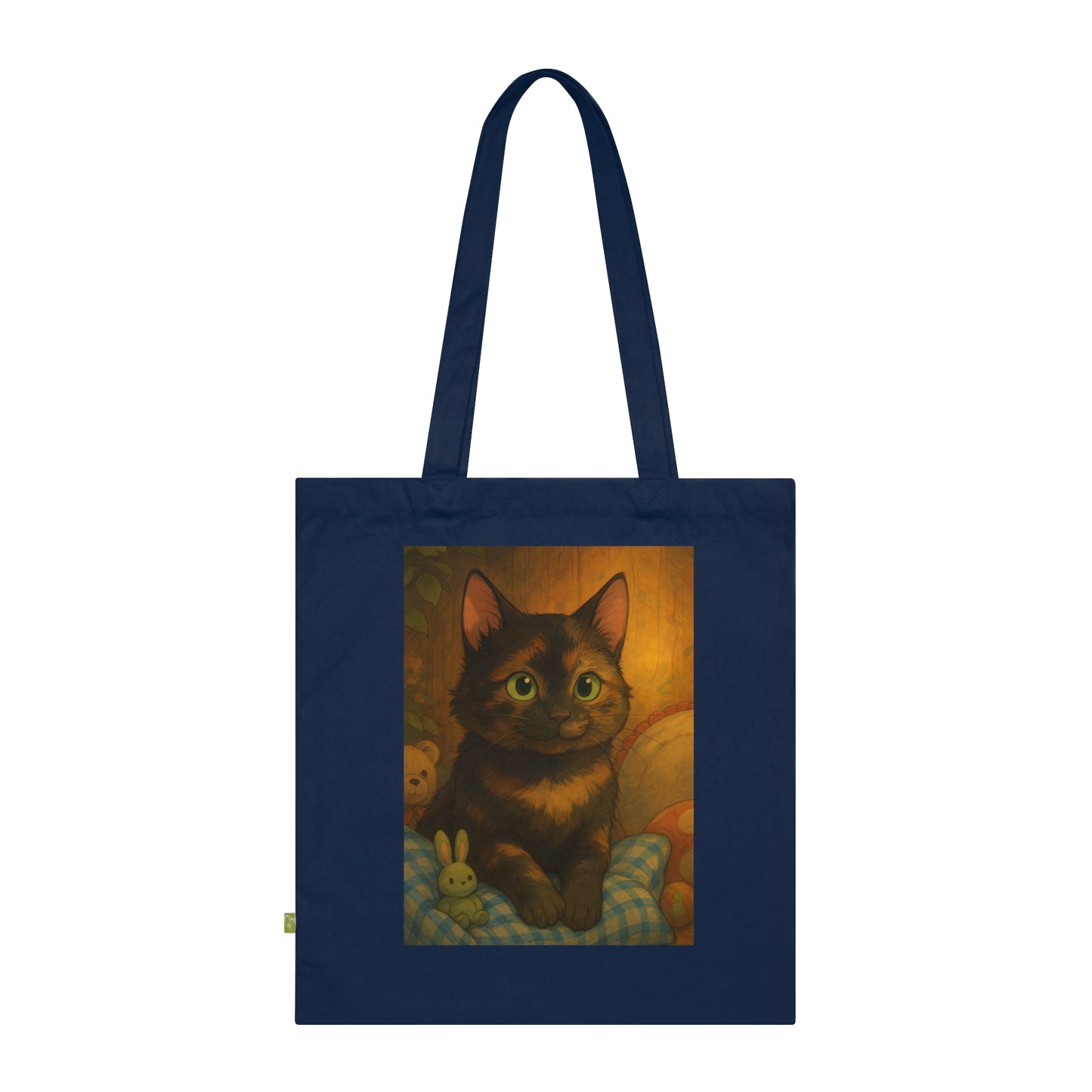 Crème Cat  Tote Bag,