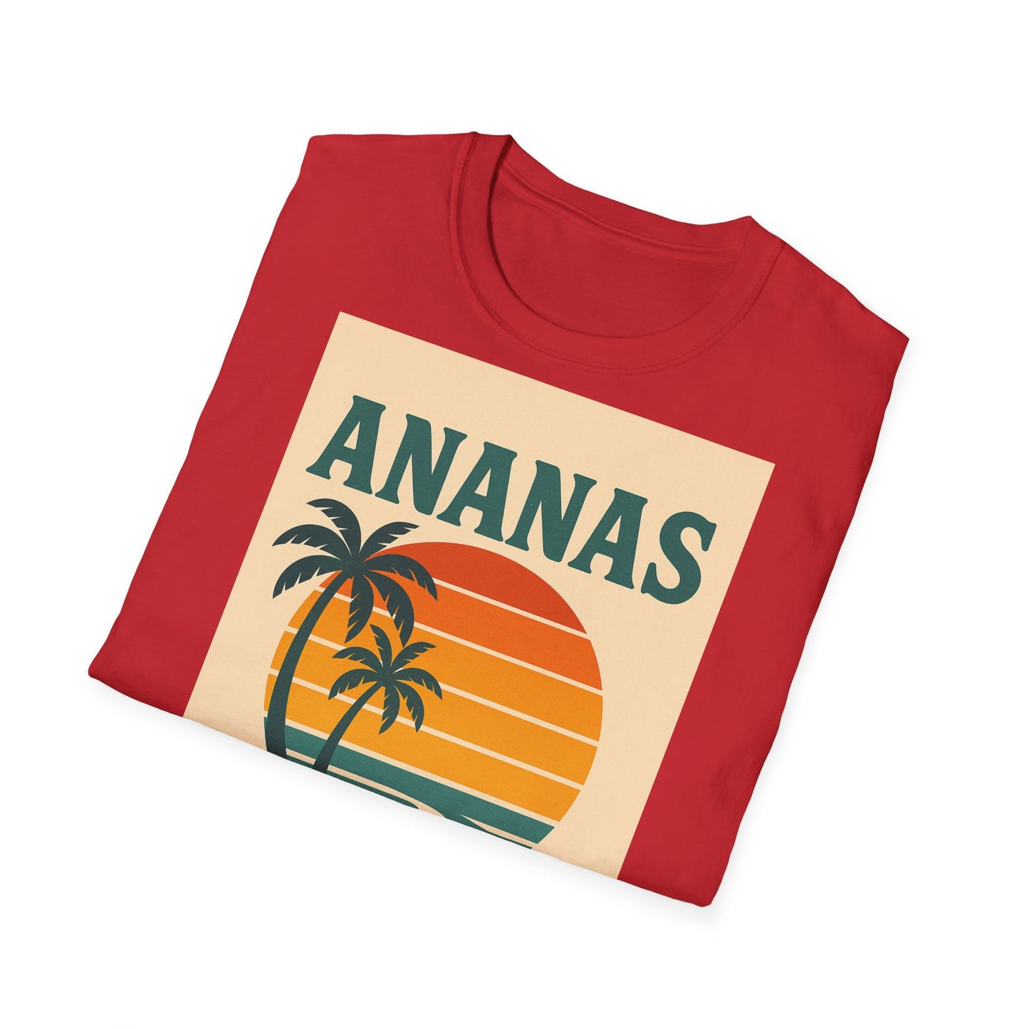 Retro Beach Vibes Unisex Softstyle T-Shirt,