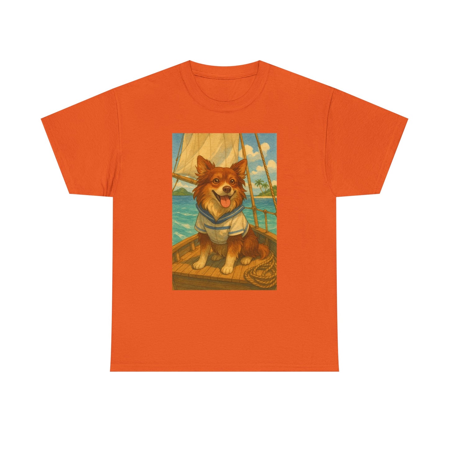 Sailor Dog Tee, Cute Dog T-Shirt,